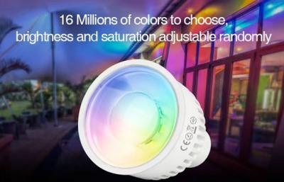 GU10 6W RGB+CCT RADIO FREQUENCY LED GLOBE.
